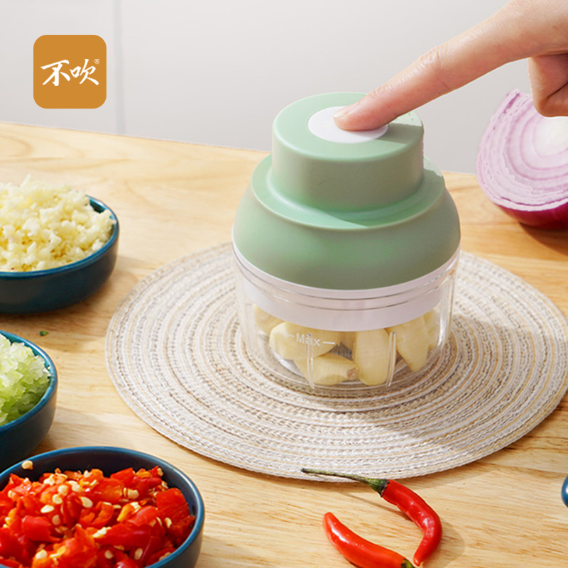 捣蒜泥神器打蒜机电动商用绞蒜器大蒜搅碎机家用小型切蒜蓉搅蒜器