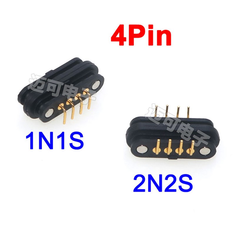 POGO PIN 弹簧顶针90度弯针2.5mm间距电流2.0A 36V  一公一母