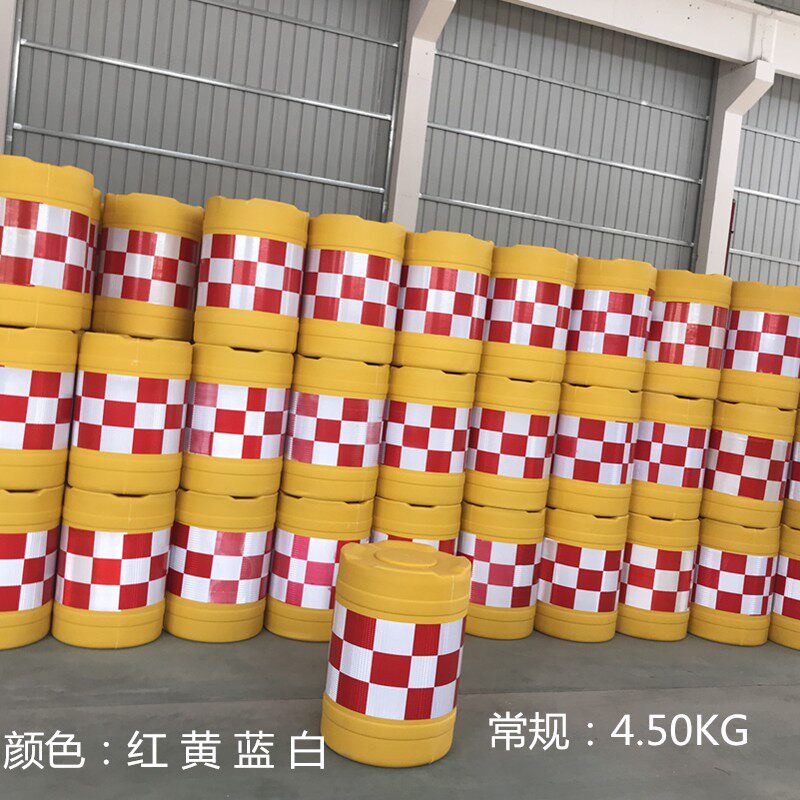 防撞桶 三孔水马 路障隔离墩 注水水马围挡 吹塑防撞桶  滚塑防撞