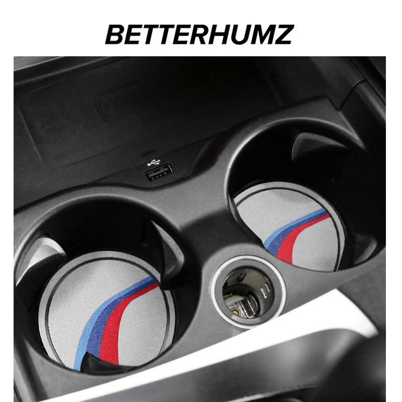 适用宝马水杯垫1系3系5系X1X3X5X6X7中控防滑杯垫车内饰用品改装