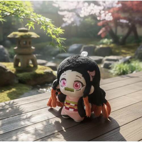 弥豆子娃娃周边棉花娃娃可爱Q版玩偶公仔女孩子鬼灭之刃手办