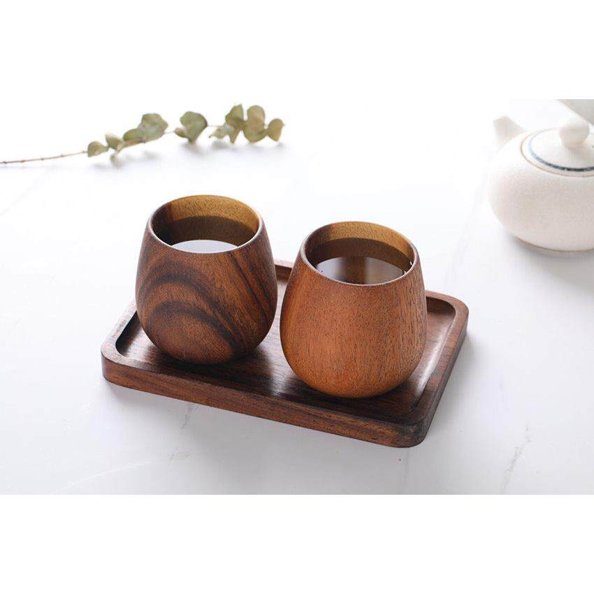 包邮实木茶杯日式木质酒杯相思木原木无漆喝水杯子茶隔热木杯餐厅