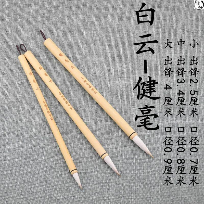 白云健毫 入门成人学生培训专用水彩沾水上色大中小套装 文房四宝