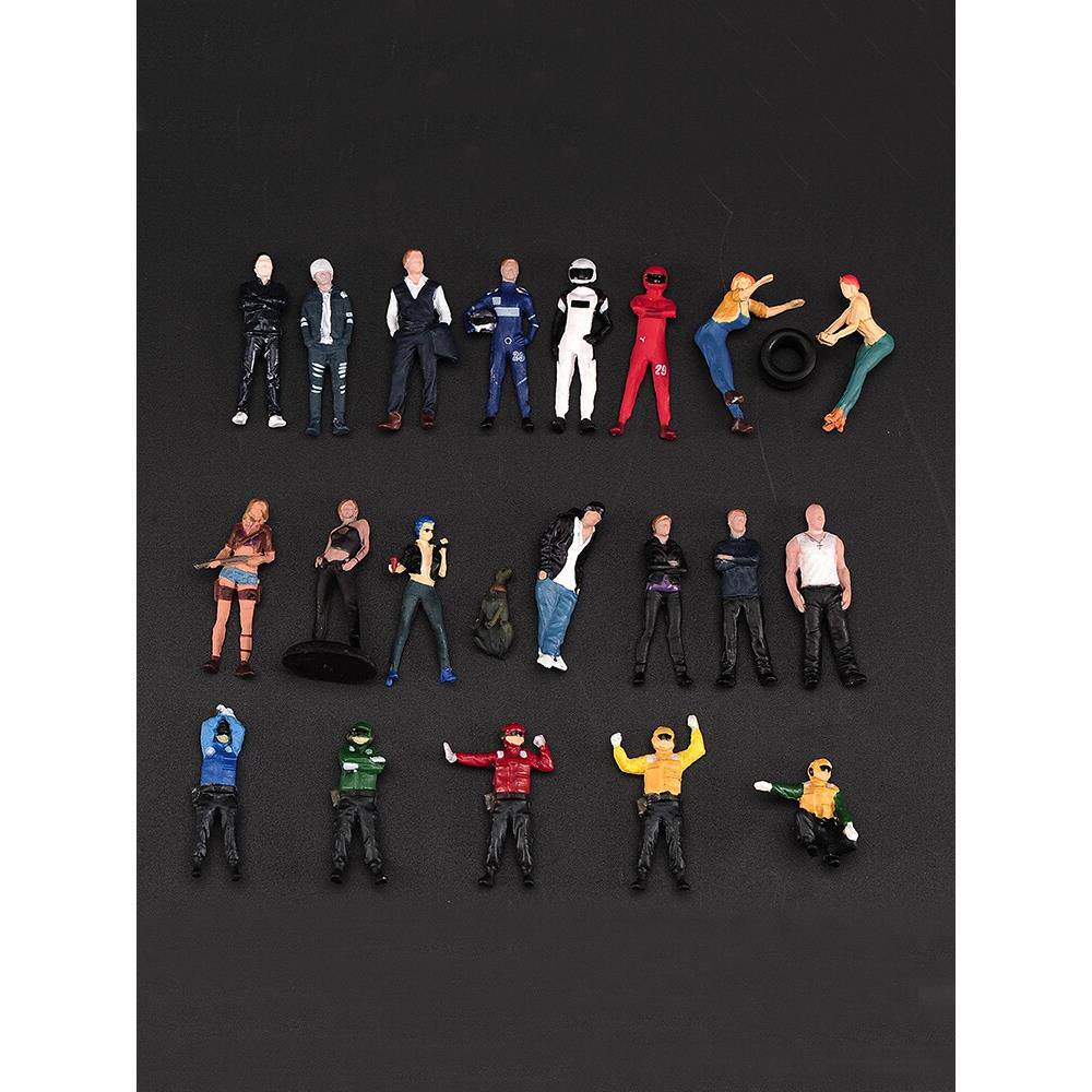 ANT 特价1/72 1/64 22款场景微缩模型沙盘手办树脂小人偶微拍摆件