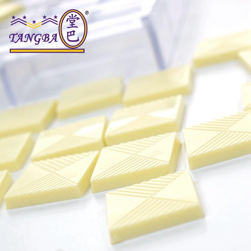 tangba堂巴 6克 32连正方形薄片巧克力模具 方块巧克力PC硬模1451