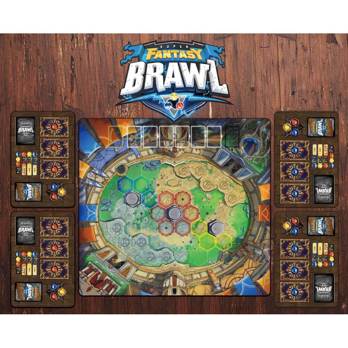 【安妮桌游】超级梦幻大乱斗桌游牌垫 Super Fantasy Brawl mat