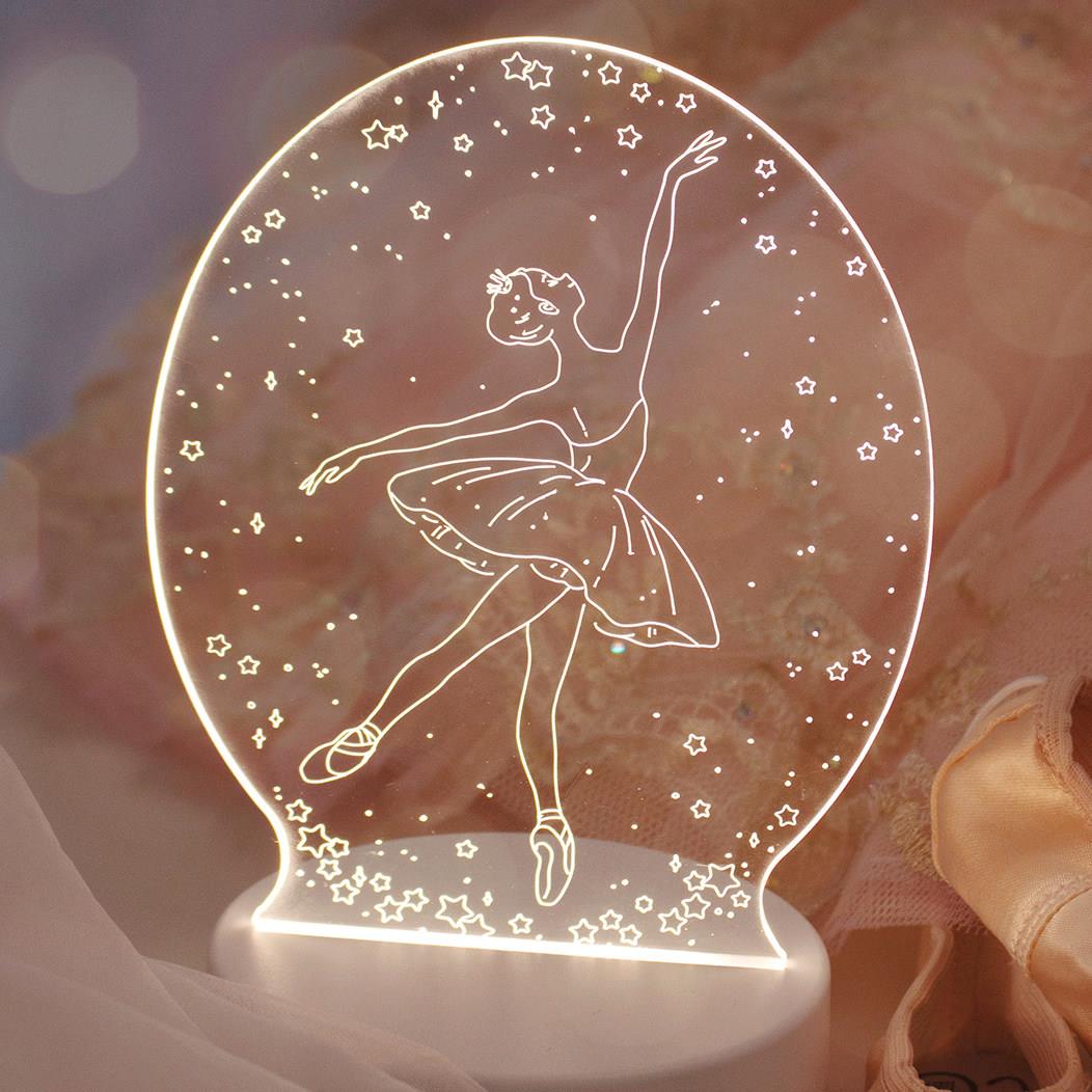 繁星舞者 氛围感小夜灯 少女心仙女礼物梦幻浪漫星空暖光usb