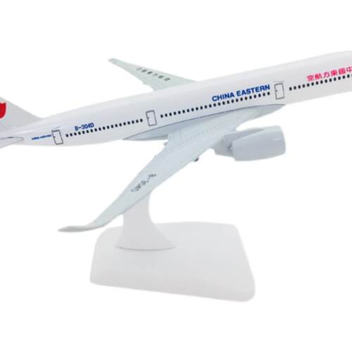 37cm飞机模型仿真中国东方航空合金B737东航客机航模带灯带轮包邮
