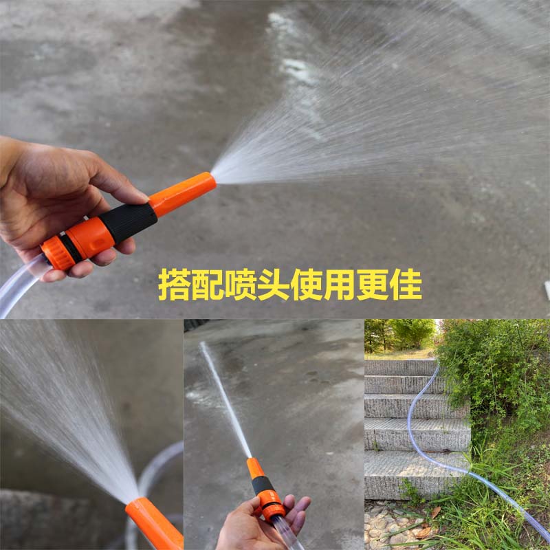 牛筋水管软管PVC家用塑料4分6分1寸透明防晒防冻胶管浇花洗车