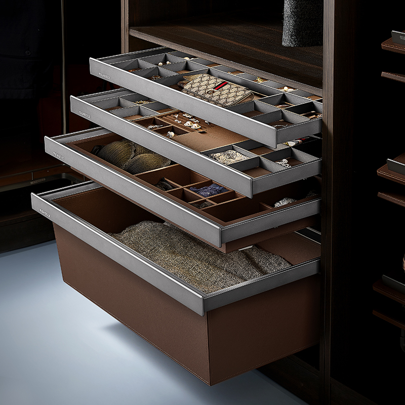 悍高衣帽间收纳衣柜拉篮内衣收纳篮饰物收纳蓝多功能收纳篮裤架