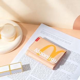 便携可爱钱夹高颜值学生零钱超薄小卡包一体 薄款 三折短款 钱包女款