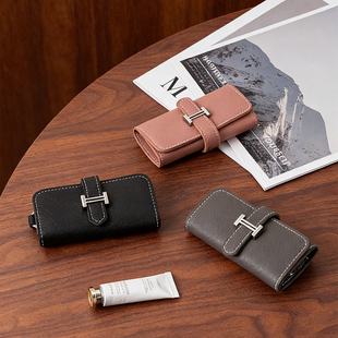 钥匙新款 男女拉链复古大容量汽车钥匙包通用多功能腰挂锁匙收纳