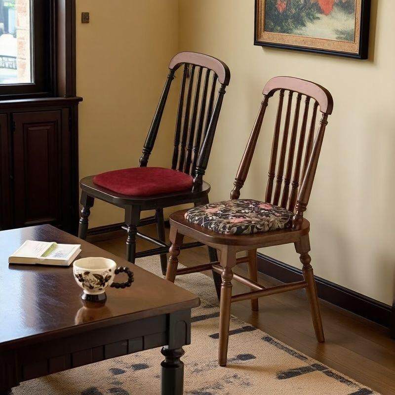 拿破仑 实木餐椅家用法式餐椅靠背椅简约饭厅咖啡厅覆古美式餐椅,住宅家具,餐椅,淘宝优惠券,粉丝福利购,淘宝优惠卷