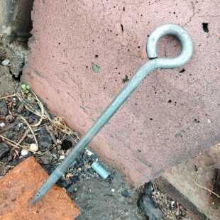 炉川子拴牛马直铁钩透炉子灰钢筋钎子尖头圆钢加粗固定帐篷地钉
