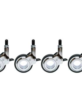 robby旗舰店｜中空万向轮 静音合金款高级电竞椅升降桌置物架脚轮