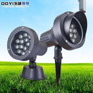 户外草地灯草坪地插灯照树灯园林绿化景观照明插地投光灯现货