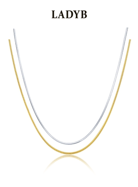 LADYB纯银蛇骨链顺滑闪亮