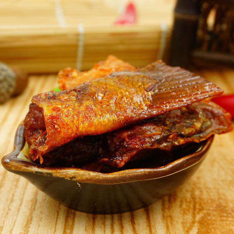 湖南益阳特产魏致远鱼尾鱼排麻辣鱼尾休闲熟食麻辣办公小食