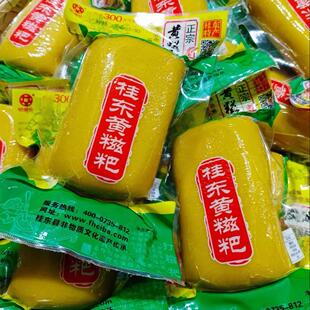 桂东黄糍粑湖南郴州特产槐花黄米粑黄元米果黄年糕高粱糍粑蕨根粑