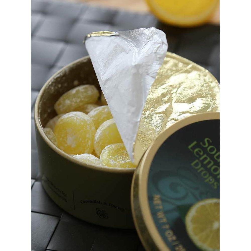 德国进口嘉云糖酸柠檬 味杂果草莓水果糖铁盒装硬糖中秋糖果礼盒