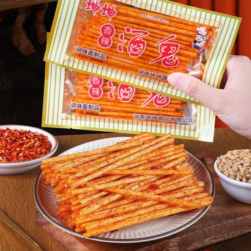 坤坤酒鬼辣条校园学生大辣棒小时候麻辣小吃记忆儿时休闲解馋零食,零食/坚果/特产,面筋制品,淘宝优惠券,粉丝福利购,淘宝优惠卷