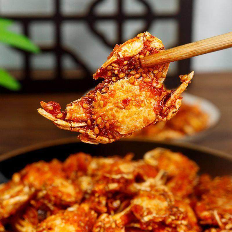 香脆甜辣小螃蟹即食香辣海蟹零食海味特产麻辣海鲜小吃独立小包装,零食/坚果/特产,蟹系列,淘宝优惠券,粉丝福利购,淘宝优惠卷