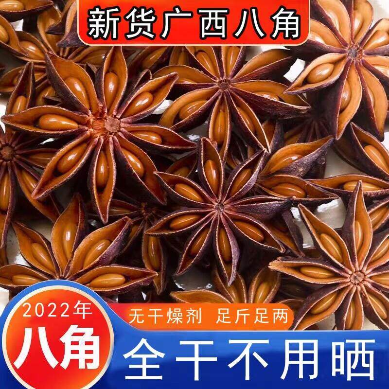 正宗八角大料广西香料调料大全大茴香家用食用香料卤料炖肉