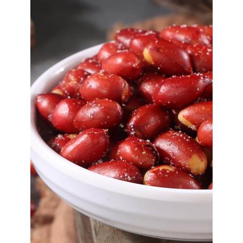 油炸红皮花生米下酒菜商用熟香酥袋螺蛳粉凉拌配料原味盐味