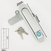 A110A10 5604 平面锁XAZ03 H28 H25 配电柜A H22 配机柜锁