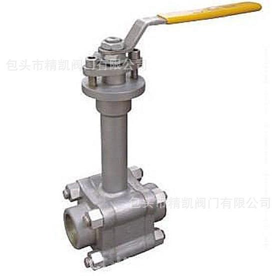 天然气液氧液氮配套阀门DQ11F内螺纹长轴低温高压球阀