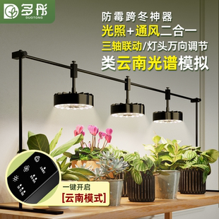 多彤植物生长灯带通风绿植多肉补光上色灯类云南仿太阳全光谱室内