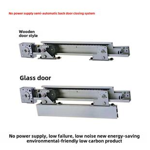 半自动回撤门箱门配件滑轨门侧推拉门覆位回撤推门闭门器张力弹簧
