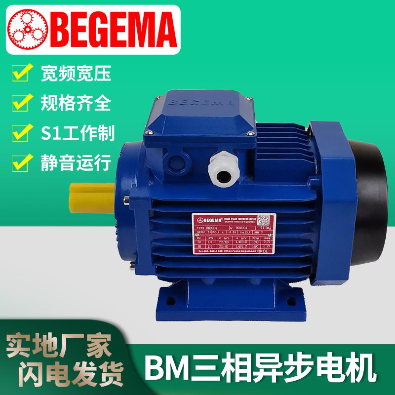 BEGEMA宝戈玛Y/MS80/6324B4/750/370W电动机马达三相交流立式380v