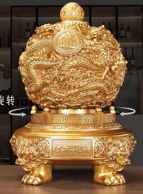 时来运转九转乾坤鼎摆件招财客厅办公室桌装饰品公司乔迁开业礼物