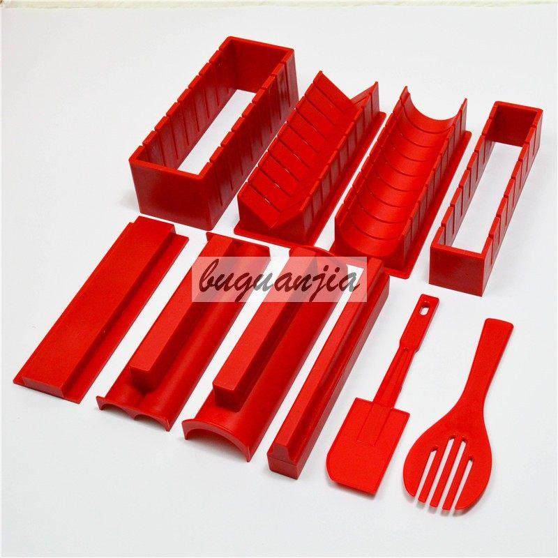 囷牌DIY寿司模具工具家用紫菜包饭团卷模具10件套寿司工具,厨房/烹饪用具,寿司套件/料理套件,淘宝优惠券,粉丝福利购,淘宝优惠卷