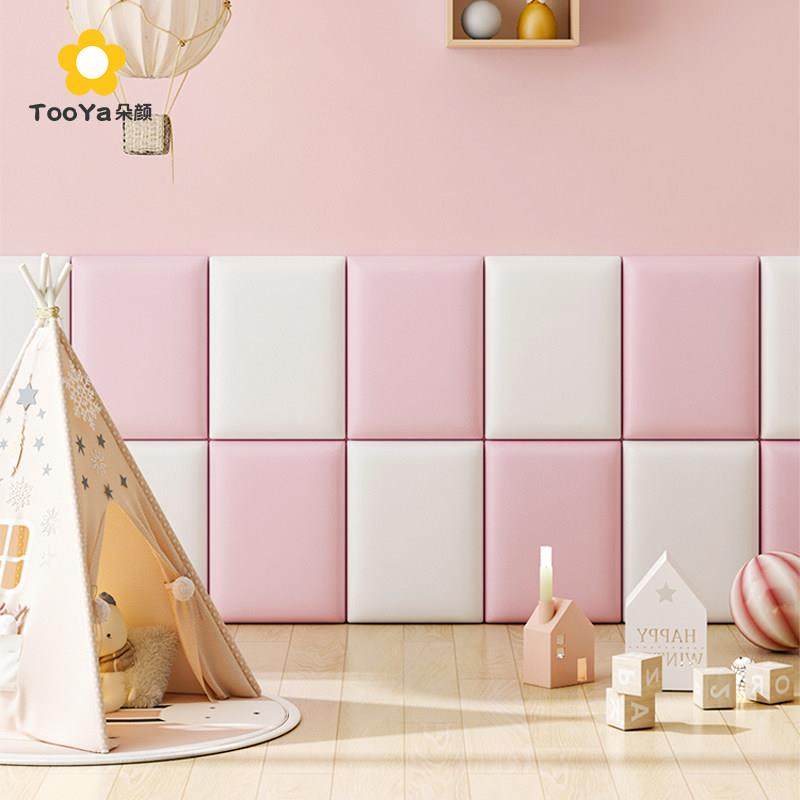 榻榻米软包墙围床头软包贴自粘儿童房踏踏米炕围子防撞靠背墙护,家装主材,背景墙软包,淘宝优惠券,粉丝福利购,淘宝优惠卷