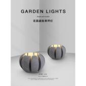 刻为户外防水草坪灯别墅庭院日式 花园草地灯室外仿大理石景观灯