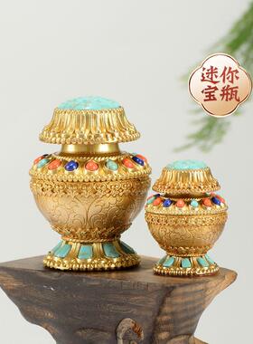 铜花瓶汇宝现代提供雕刻迷你家居马尼花瓶供应家居装饰品