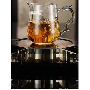 禾器 2025新款月牙公道杯玻璃 丰隆茶海耐热分茶器 绿茶泡茶杯