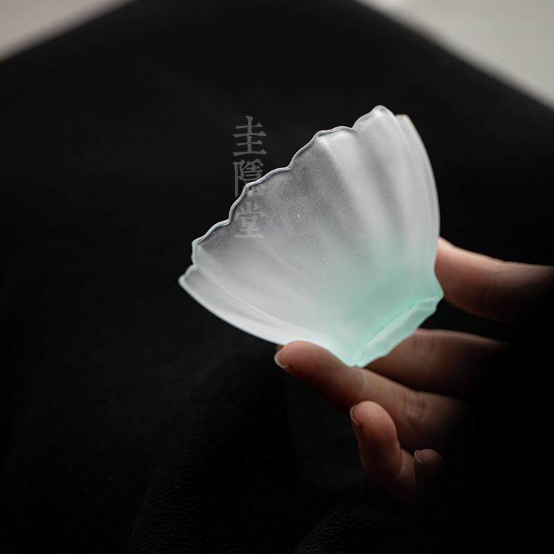圭隐堂水晶玻璃茶杯主人杯创意莲花女个人单杯家用品茗杯闻香杯子,餐饮具,茶杯,淘宝优惠券,粉丝福利购,淘宝优惠卷