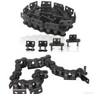 玻璃磨边机输送链条直边机铁链条传动链压板铁链条输送带斜边机