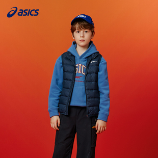 亚瑟士儿童羽绒马甲童装 外套 25年秋冬女童三防科技内胆男童亲子装