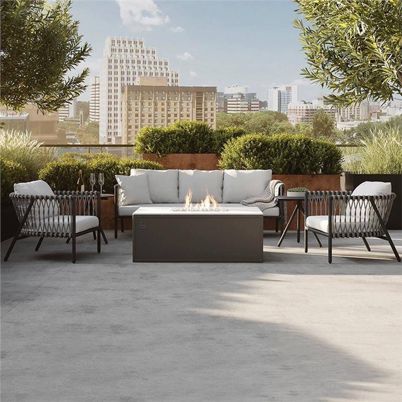 户外藤编沙发茶几家具别墅藤桌椅组合三件套露台花园阳台酒店餐桌