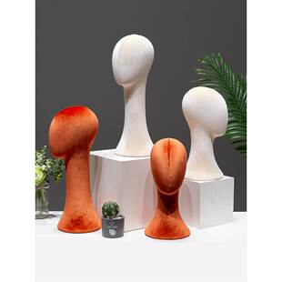 假发头模道具帽子架假人头饰品陈列展示架项炼架人台模特头可插针