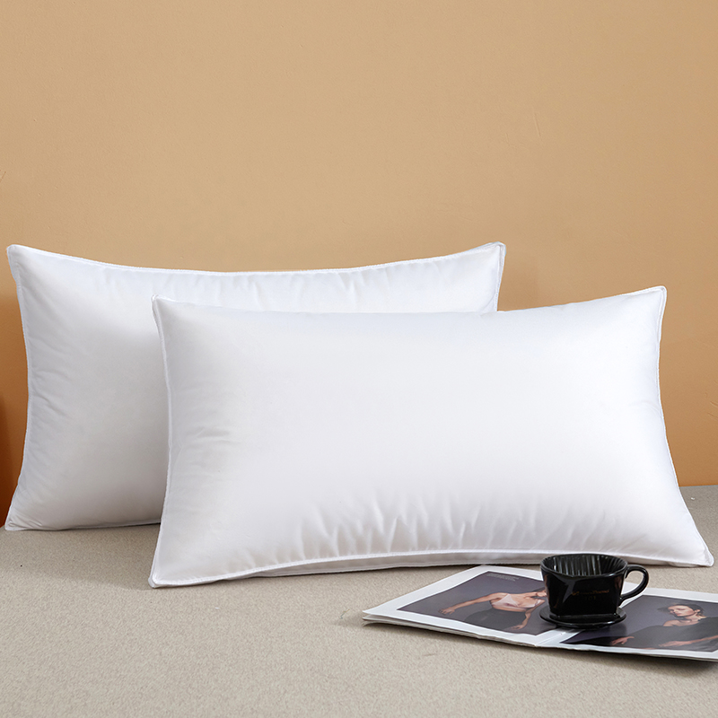 diy自充绒羽绒枕壳半成品防钻绒钻毛枕头套内胆芯高密双层面料