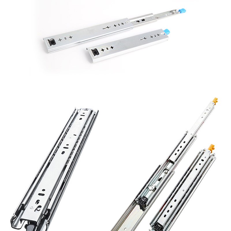 鑫晟旺重型工业自锁抽屉推拉轨道带锁滑轨加长道轨承重滑道导轨