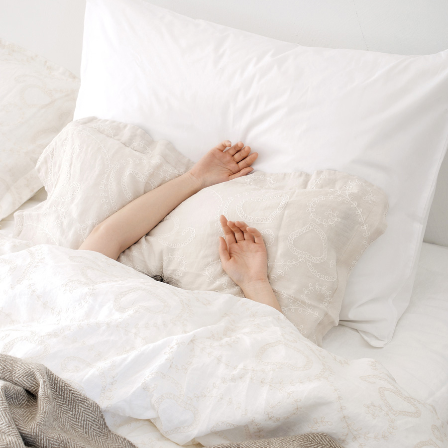 伽罗生活 鹅绒大靠垫羽绒柔软包裹感床头靠枕 送保护套