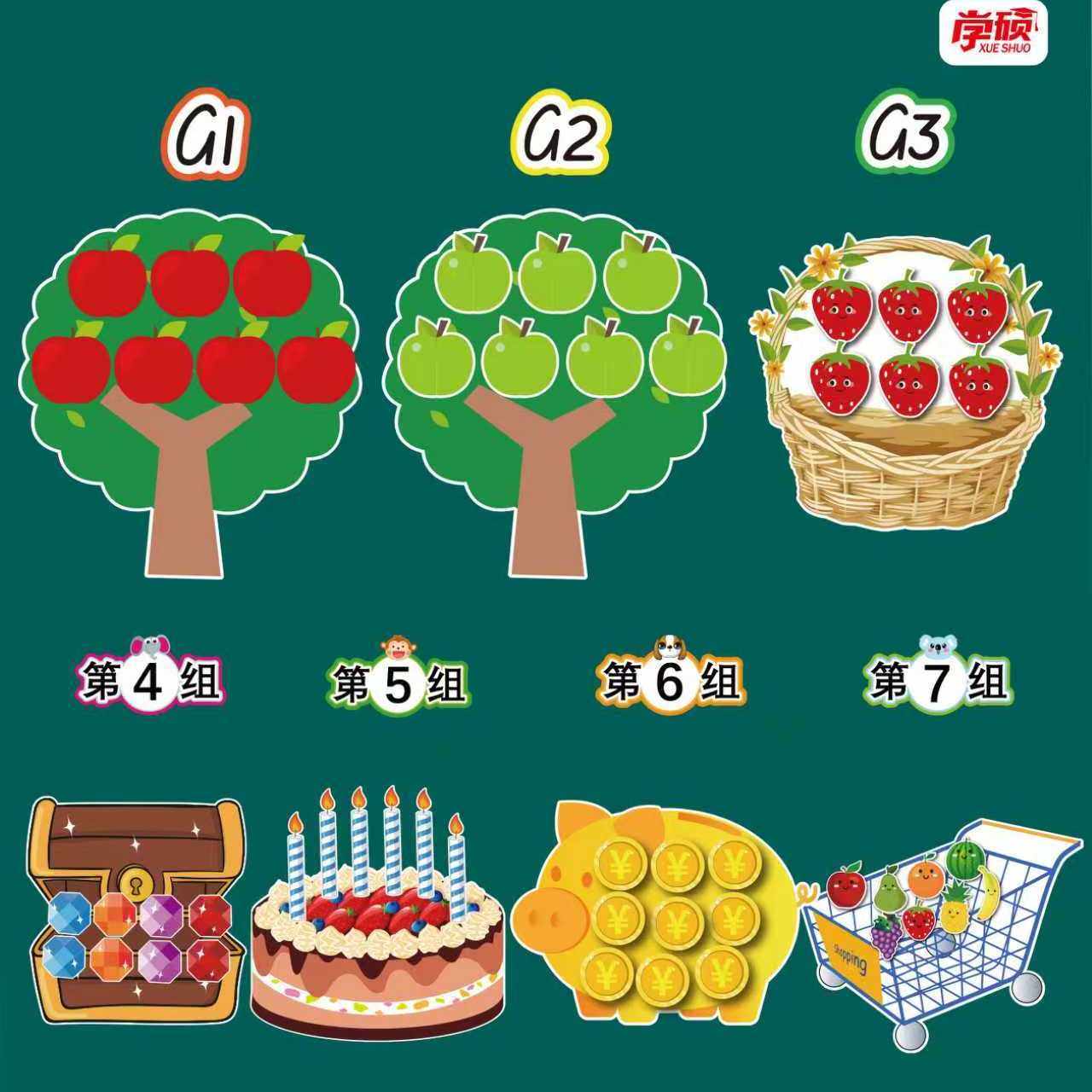 英语文数学教师公开课堂游戏奖励机制磁性贴磁铁儿童小学生幼儿园小组PK竞赛比赛激励磁力板书冰箱黑板教具,文具电教/文化用品/商务用品,磁性贴,淘宝优惠券,粉丝福利购,淘宝优惠卷