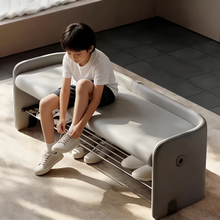 洛图恩入门换鞋凳鞋凳长条储物鞋架可坐简约现代创意收纳凳沙发凳