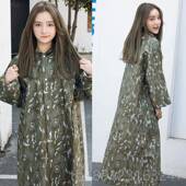 长款 衣时尚 雨衣雨披户外单人徒步学生成雨衣防 雨男男女人韩版 正品